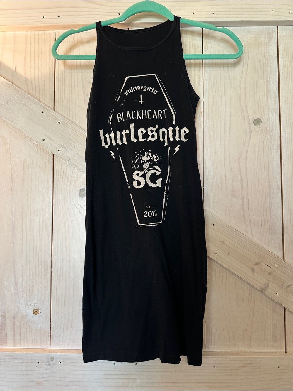 Black suicidegirls 'Blackheart Burlesque' Graphic Tank Dress XS